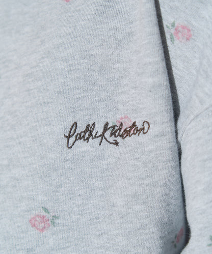 キッズ　総柄プリントスウェット Rose Embroidery
