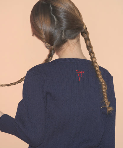 キッズ　ライトニットカーディガン Queenie's London