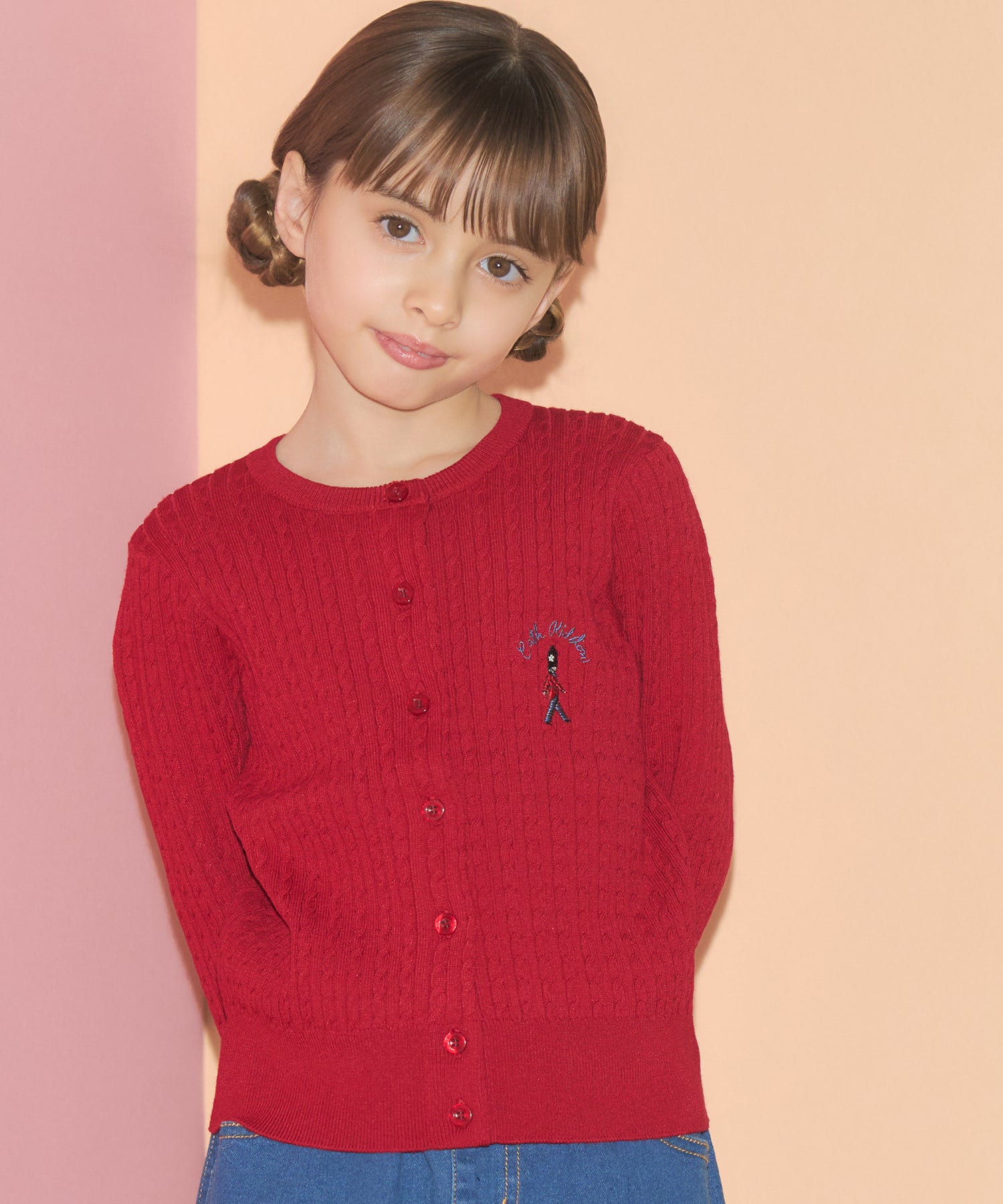 キッズ　ライトニットカーディガン Queenie's London