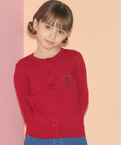 キッズ　ライトニットカーディガン Queenie's London