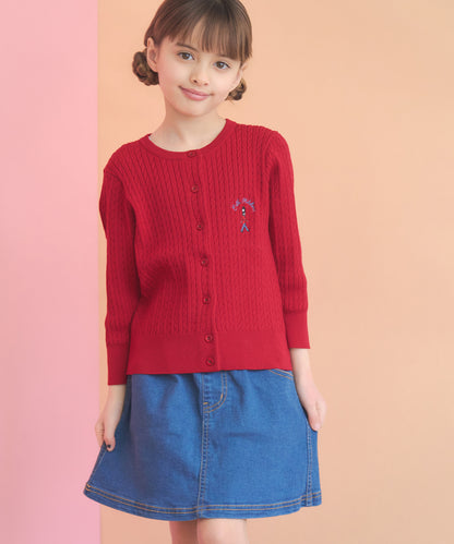 キッズ　ライトニットカーディガン Queenie's London