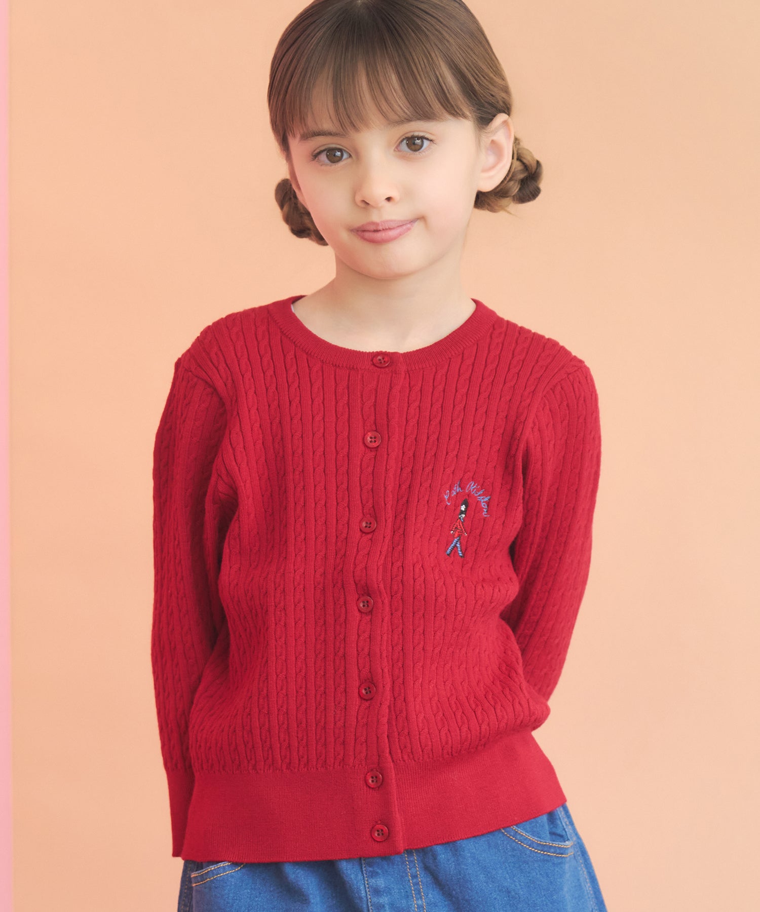 キッズ　ライトニットカーディガン Queenie's London