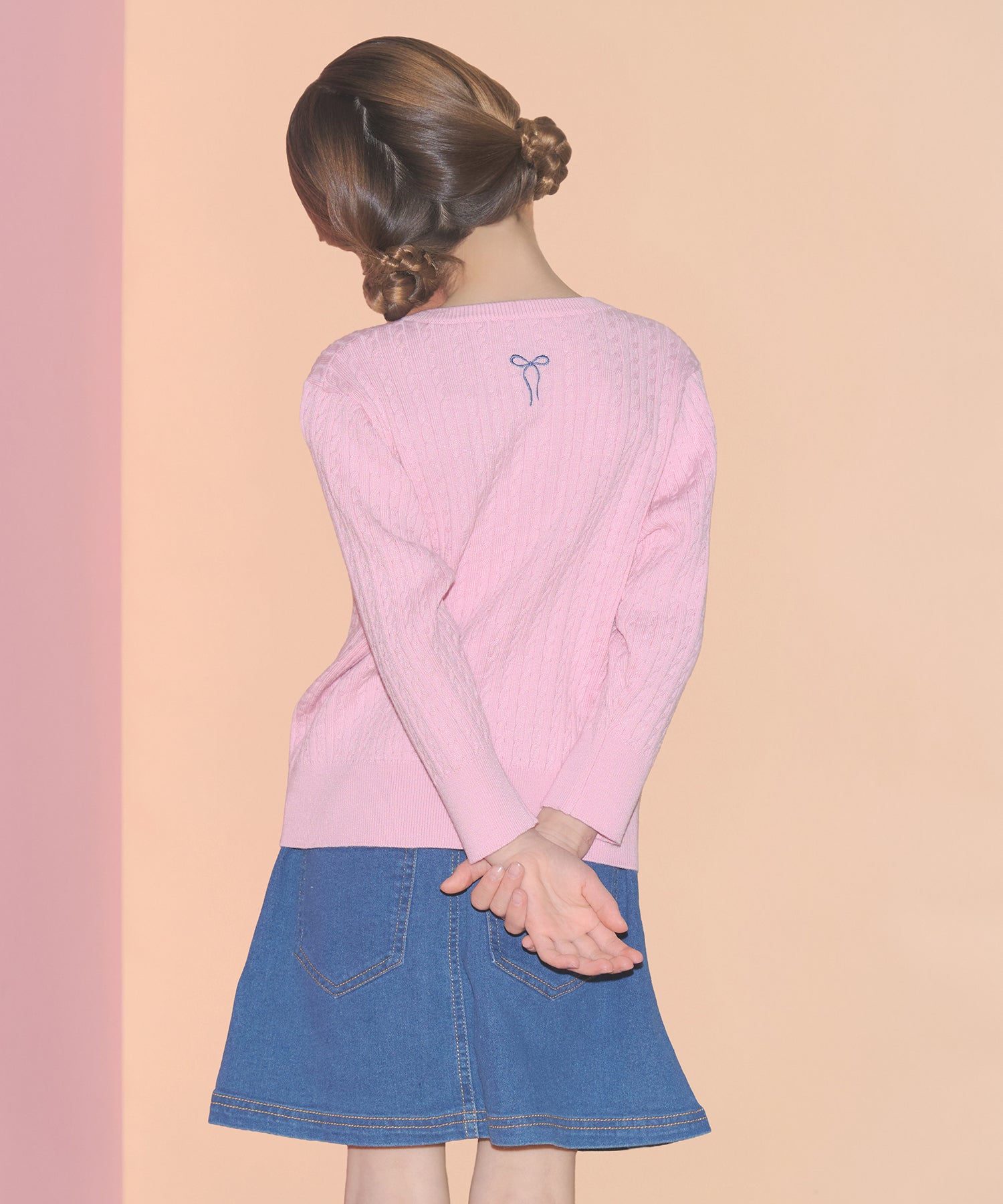 キッズ　ライトニットカーディガン Queenie's London