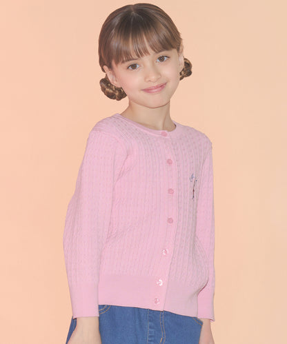 キッズ　ライトニットカーディガン Queenie's London