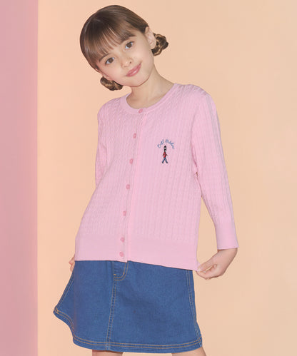 キッズ　ライトニットカーディガン Queenie's London