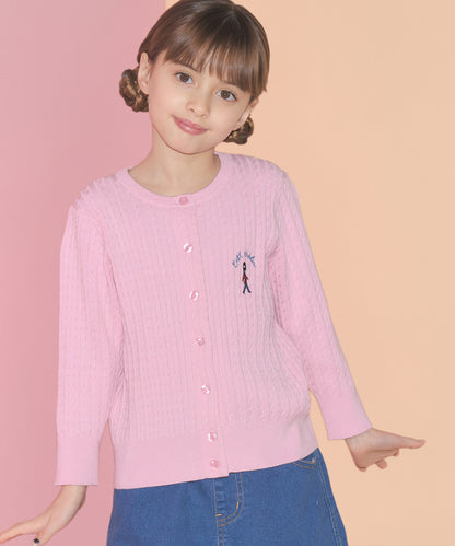 キッズ　ライトニットカーディガン Queenie's London