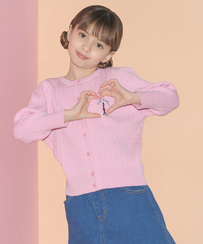 キッズ　ライトニットカーディガン Queenie's London