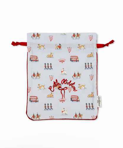 パイピング ドローストリングポーチ Queenie's London