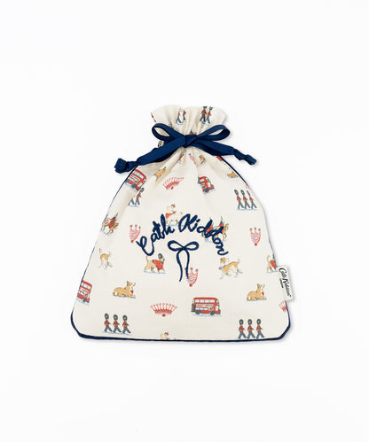 パイピング ドローストリングポーチ Queenie's London