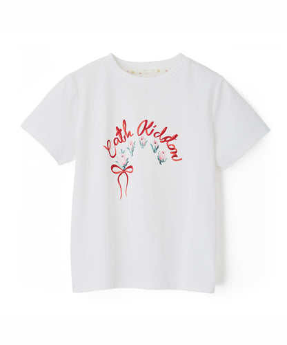 ベーシックTシャツ Ribbon Floral