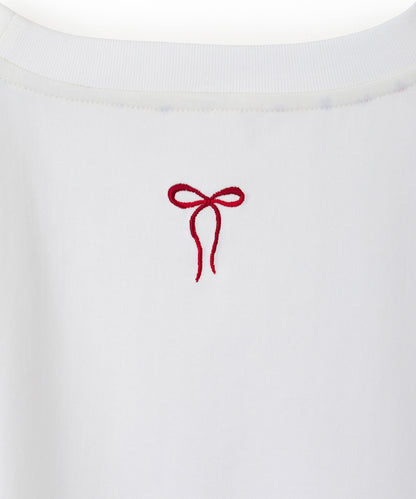 ベーシックTシャツ Ribbon Floral
