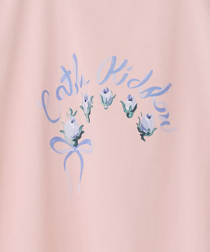ベーシックTシャツ Ribbon Floral