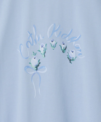 ベーシックTシャツ Ribbon Floral