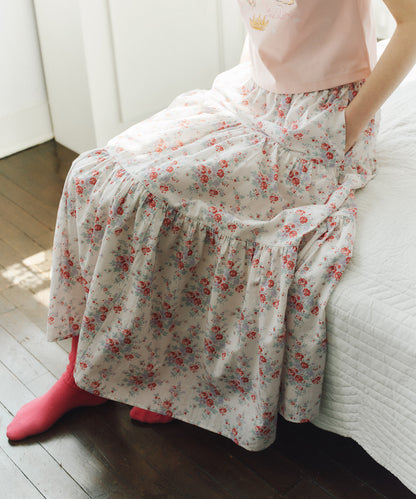 ライトティアードスカート