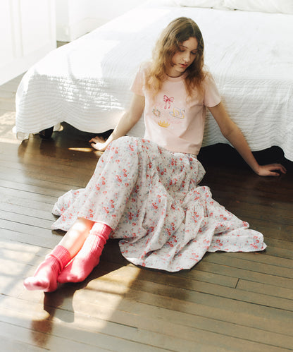 ライトティアードスカート