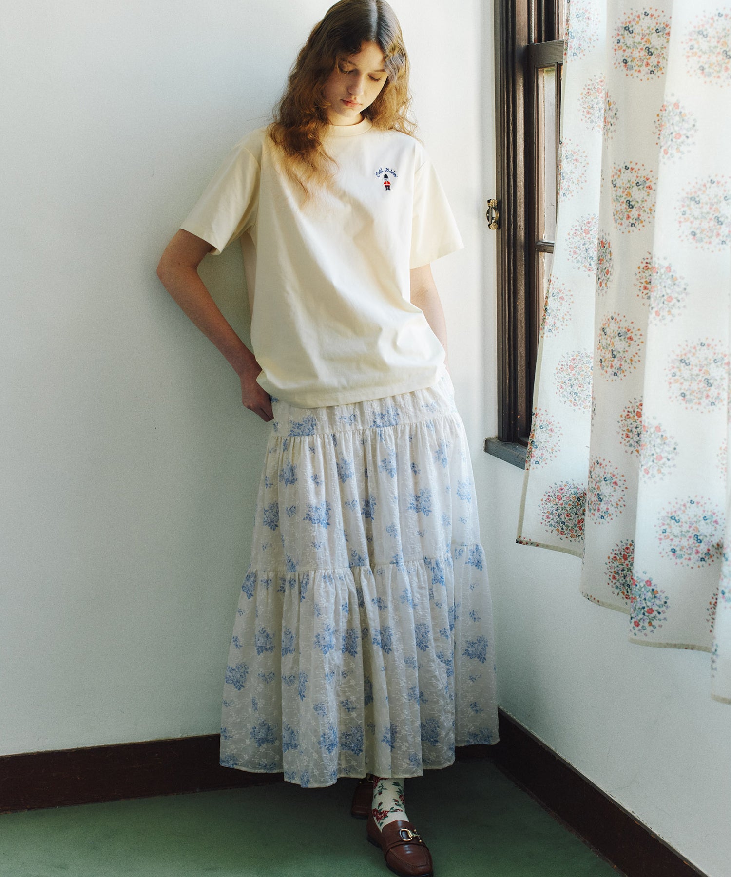 ライトティアードスカート