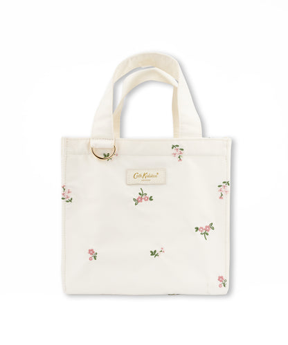 エンブロイダリー保冷ランチトートバッグ Ditsy Floral Embroidery