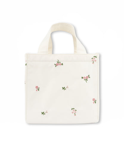 エンブロイダリー保冷ランチトートバッグ Ditsy Floral Embroidery