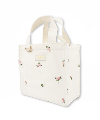 エンブロイダリー保冷ランチトートバッグ Ditsy Floral Embroidery