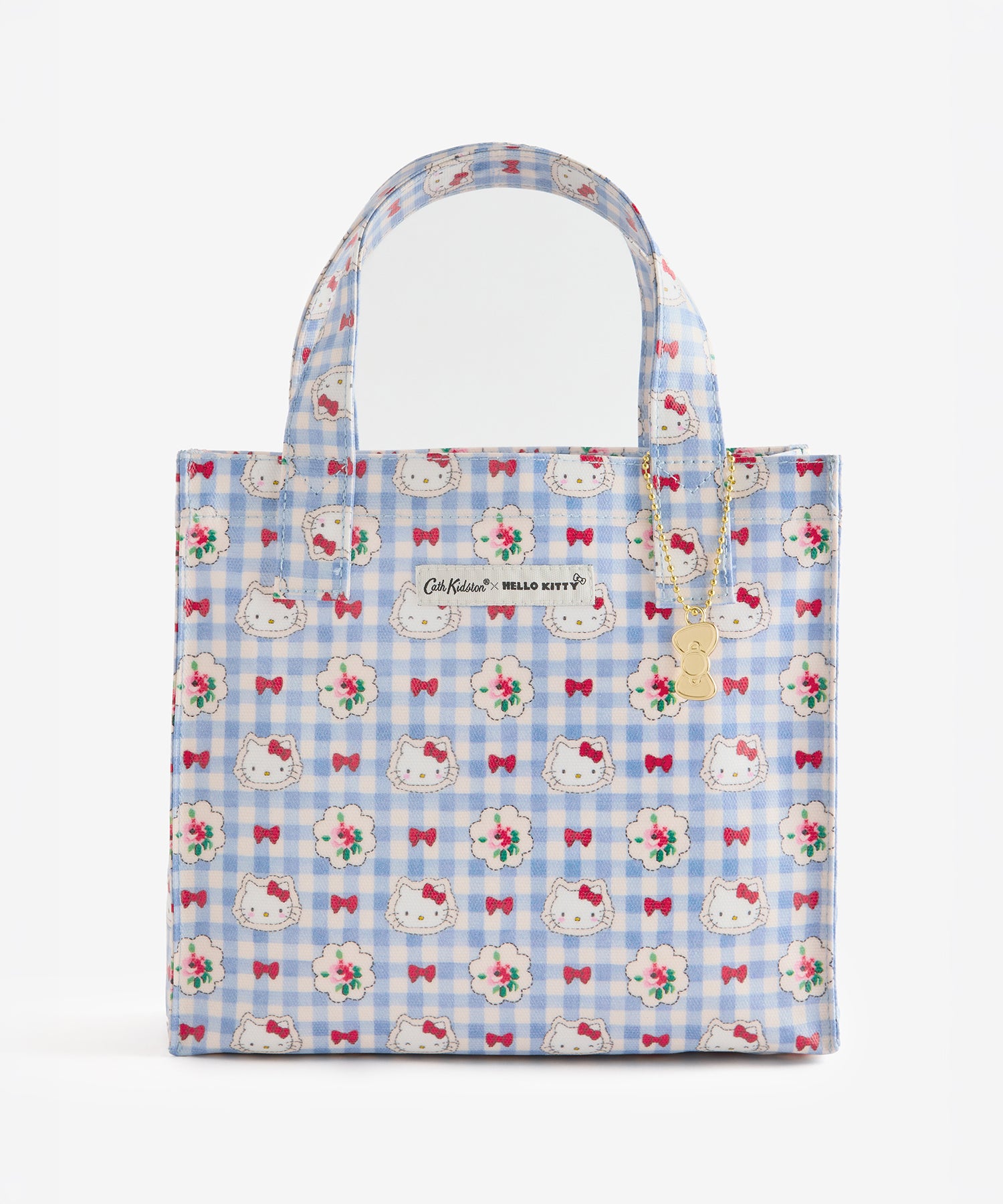 Cath Kidston × Hello Kitty スモールブックバッグ Gingham Provence