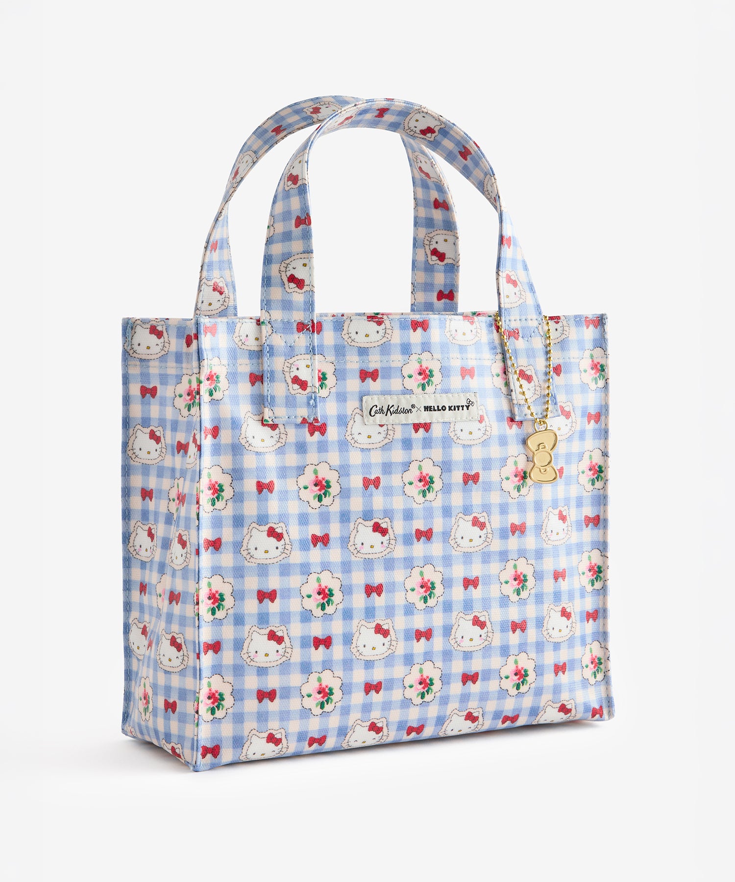 Cath Kidston × Hello Kitty スモールブックバッグ Gingham Provence