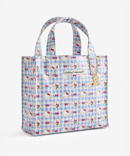 Cath Kidston × Hello Kitty スモールブックバッグ Gingham Provence