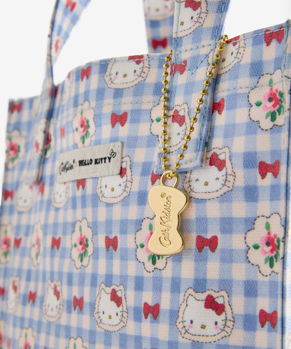 Cath Kidston × Hello Kitty スモールブックバッグ Gingham Provence