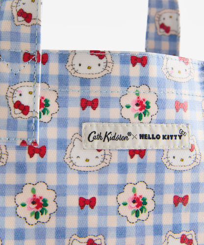 Cath Kidston × Hello Kitty スモールブックバッグ Gingham Provence