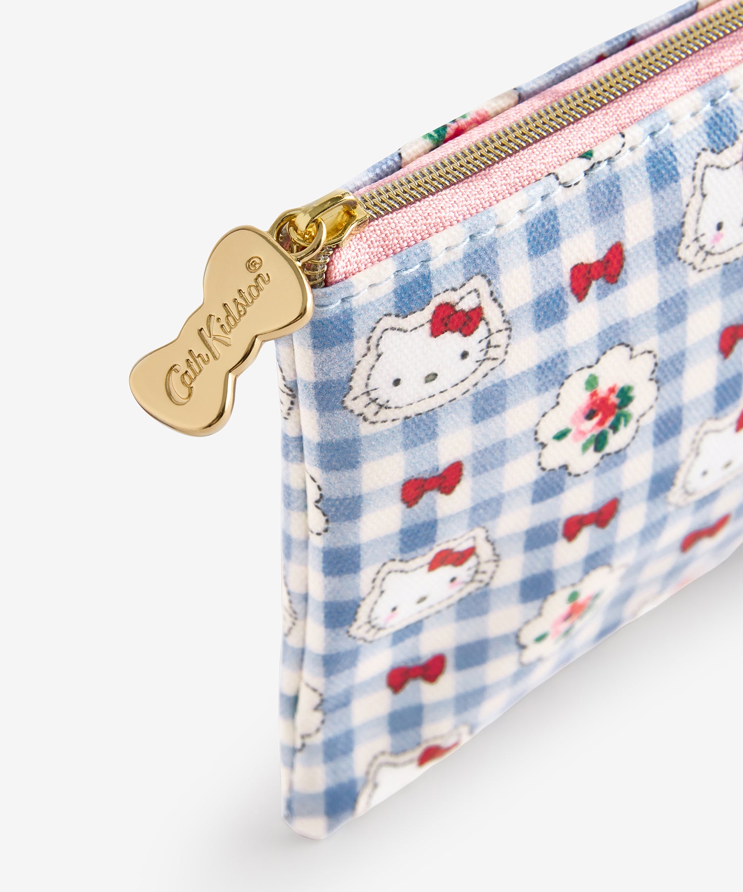 Cath Kidston × Hello Kitty ジップドパース Gingham Provence