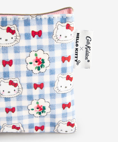 Cath Kidston × Hello Kitty ジップドパース Gingham Provence