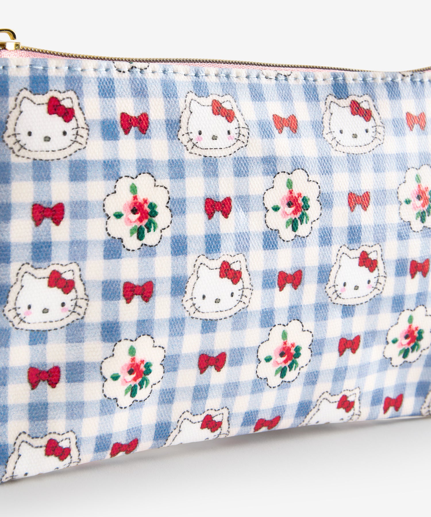 Cath Kidston × Hello Kitty ジップドパース Gingham Provence