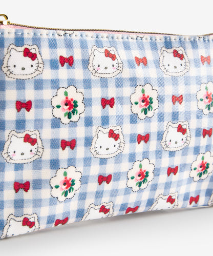 Cath Kidston × Hello Kitty ジップドパース Gingham Provence