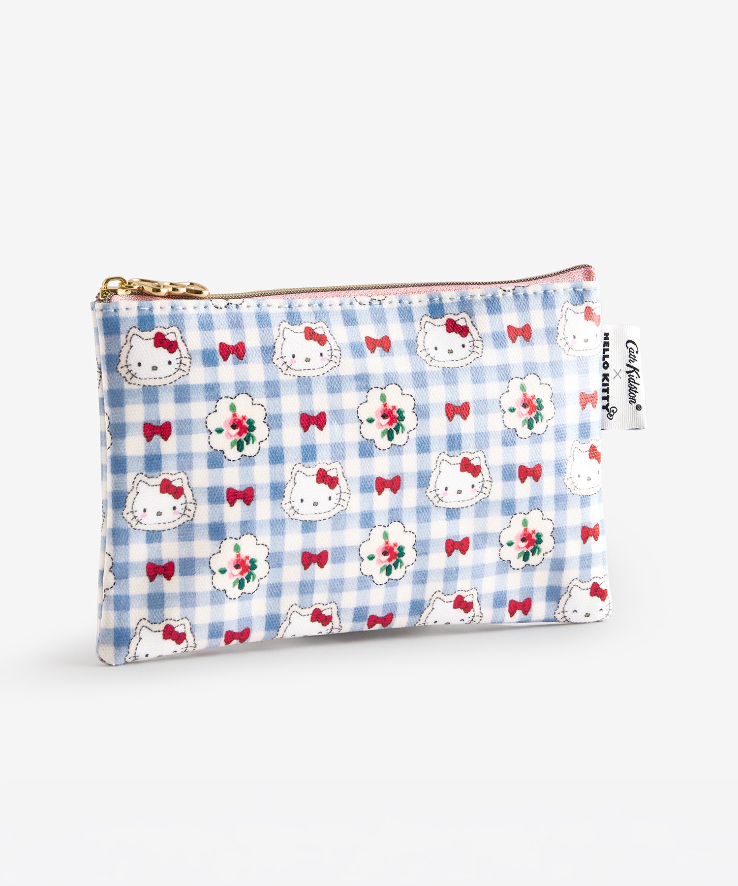 Cath Kidston × Hello Kitty ジップドパース Gingham Provence