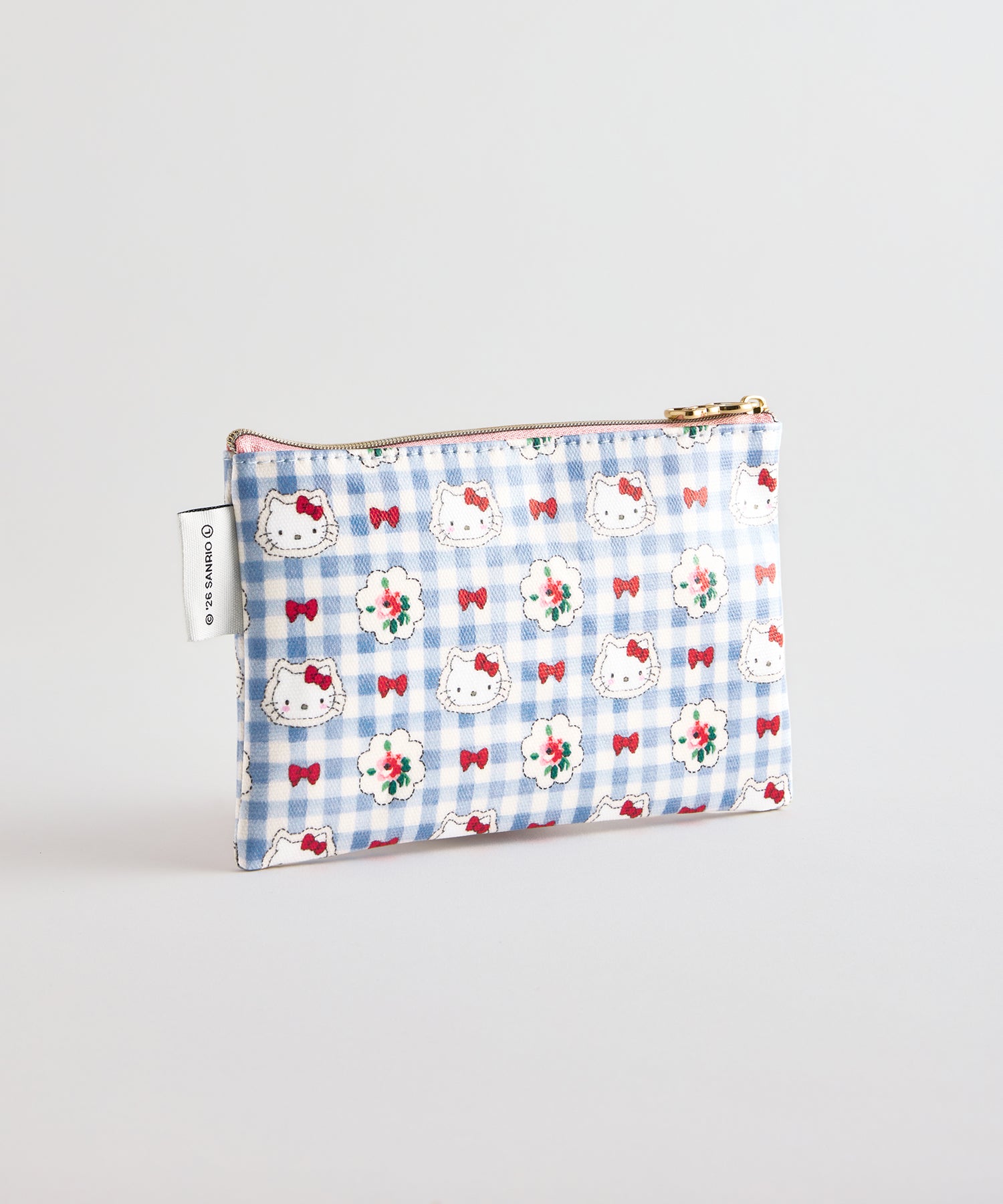 Cath Kidston × Hello Kitty ジップドパース Gingham Provence