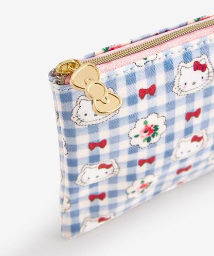 Cath Kidston × Hello Kitty ジップドパース Gingham Provence