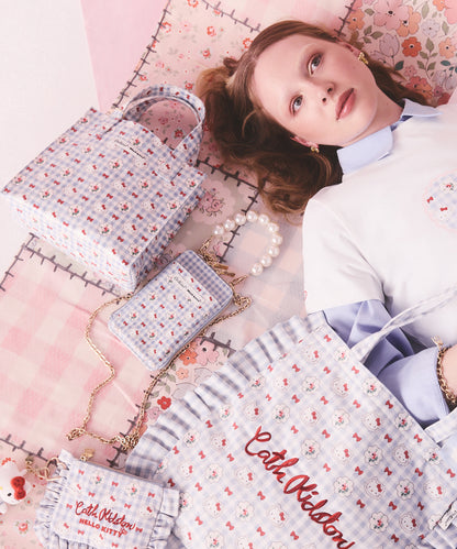 Cath Kidston × Hello Kitty マルチショルダーパース Gingham Provence