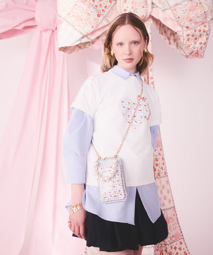 Cath Kidston × Hello Kitty マルチショルダーパース Gingham Provence