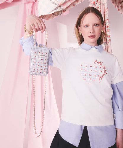 Cath Kidston × Hello Kitty マルチショルダーパース Gingham Provence