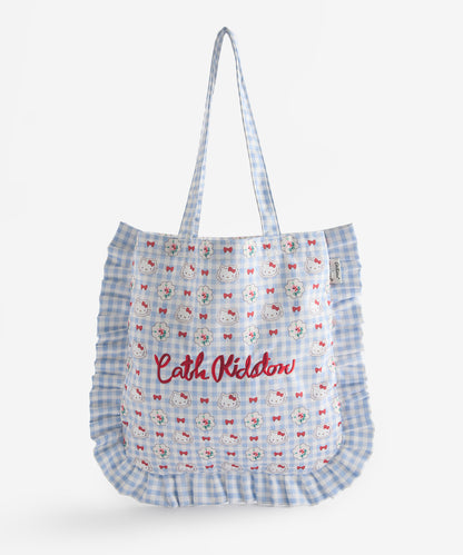 Cath Kidston × Hello Kitty フリルトートバッグ