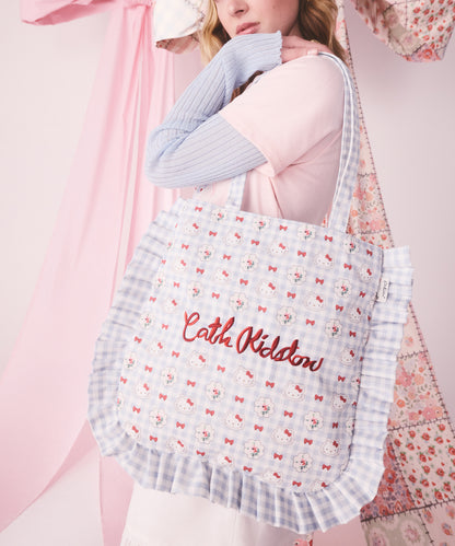 Cath Kidston × Hello Kitty フリルトートバッグ