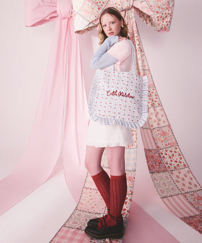Cath Kidston × Hello Kitty フリルトートバッグ