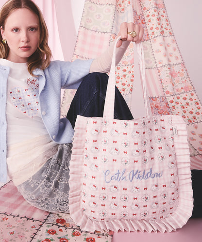 Cath Kidston × Hello Kitty フリルトートバッグ