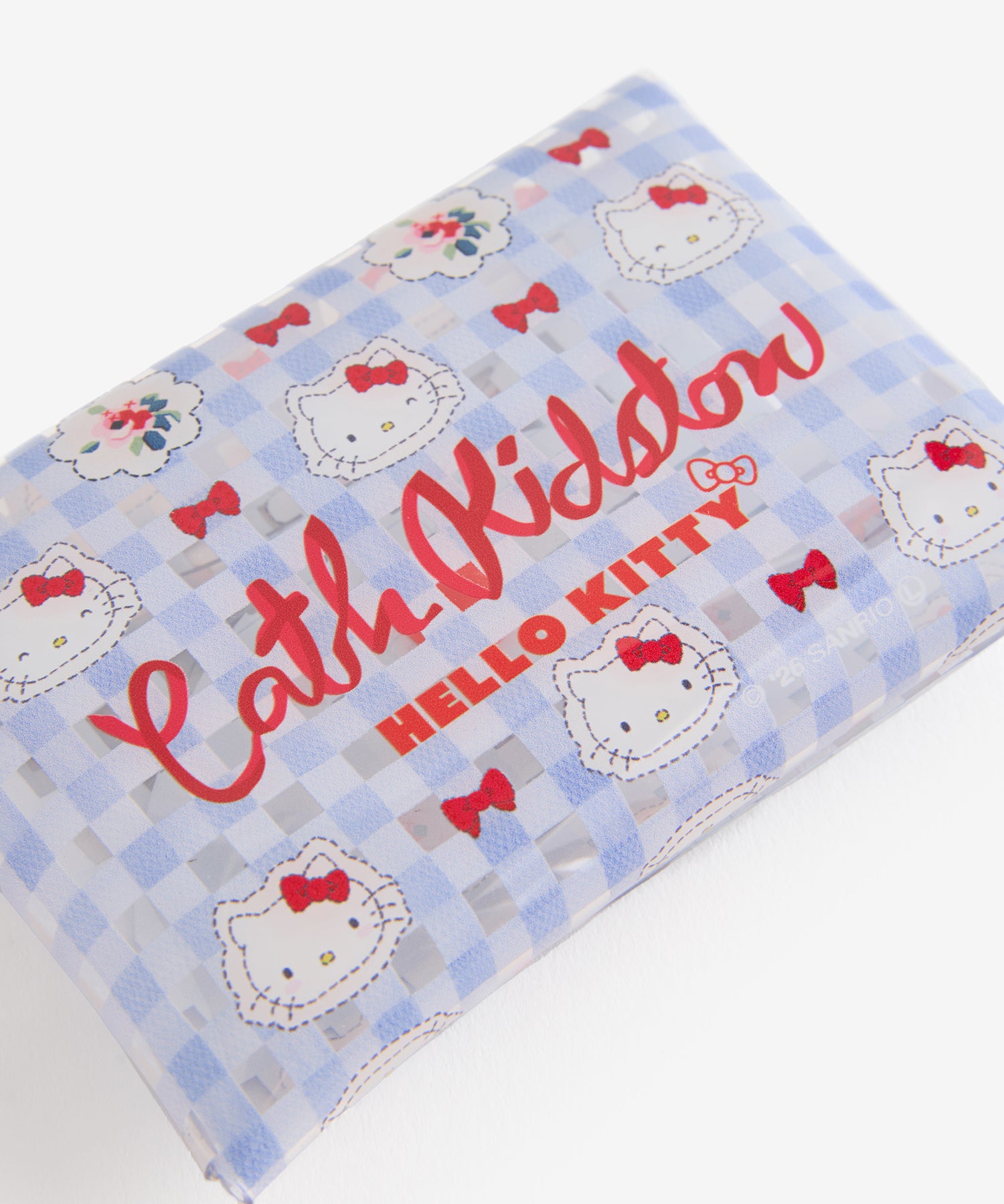 Cath Kidston × Hello Kitty クリアポーチチャーム Gingham Provence
