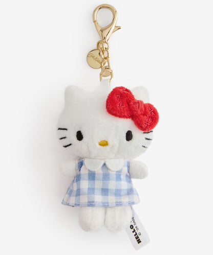 Cath Kidston × Hello Kitty フリルティッシュポーチ＆マスコットチャームセット