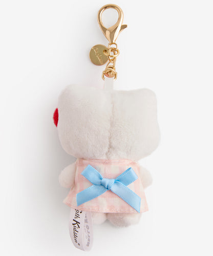 Cath Kidston × Hello Kitty フリルティッシュポーチ＆マスコットチャームセット