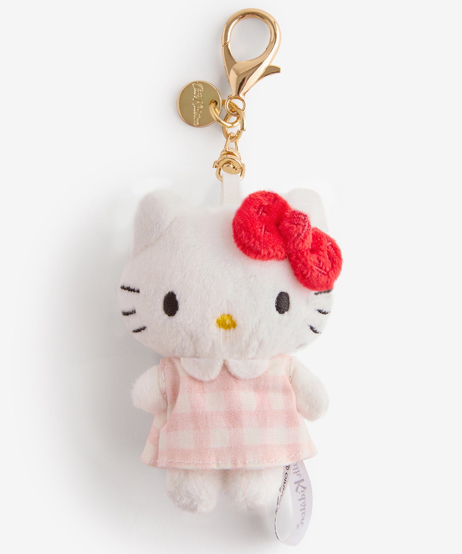 Cath Kidston × Hello Kitty フリルティッシュポーチ＆マスコットチャームセット