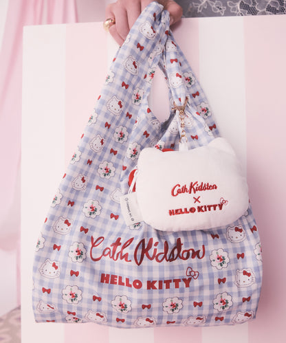 Cath Kidston × Hello Kitty エコバッグinフェイスポーチ Gingham Provence