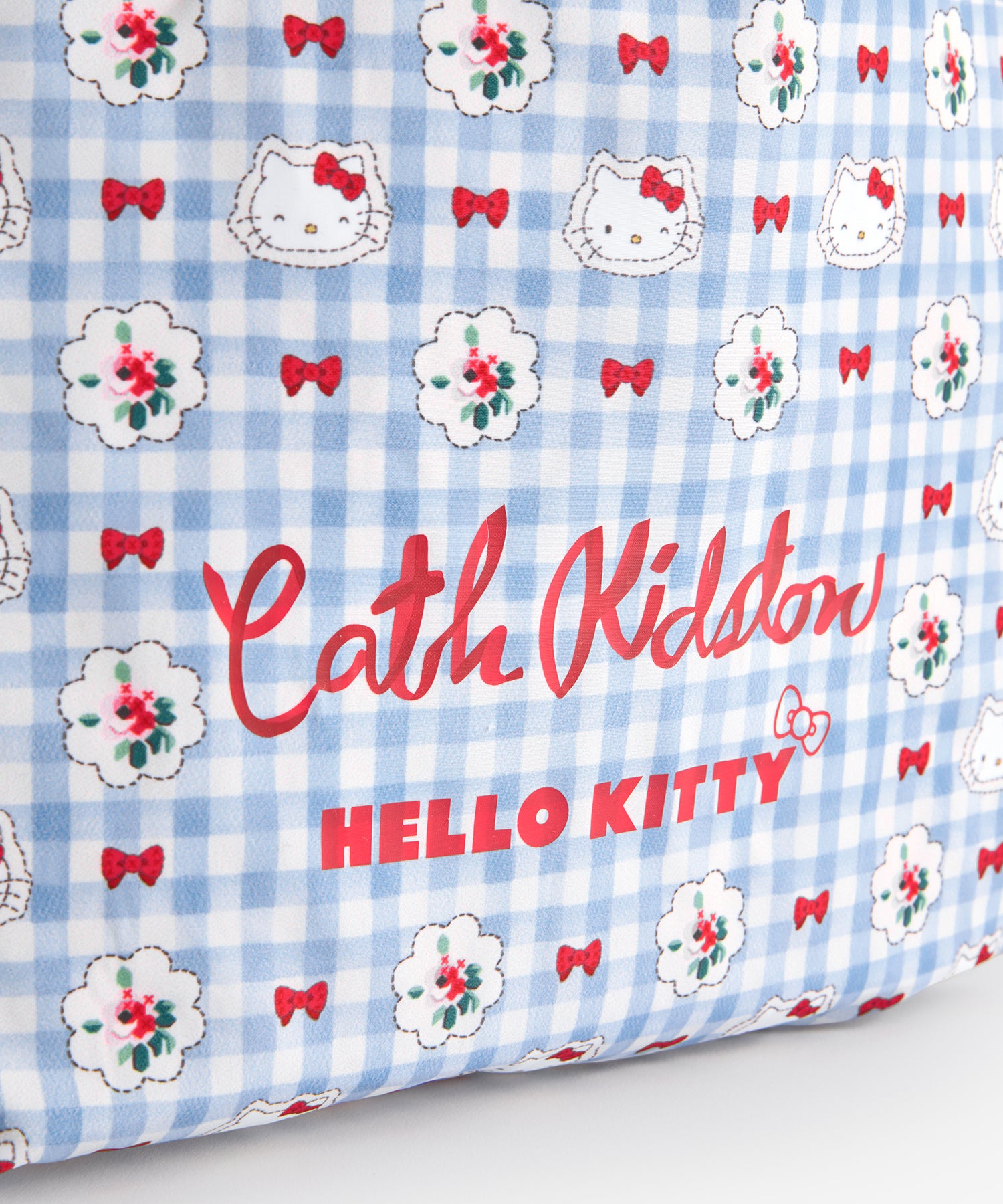 Cath Kidston × Hello Kitty エコバッグinフェイスポーチ Gingham Provence