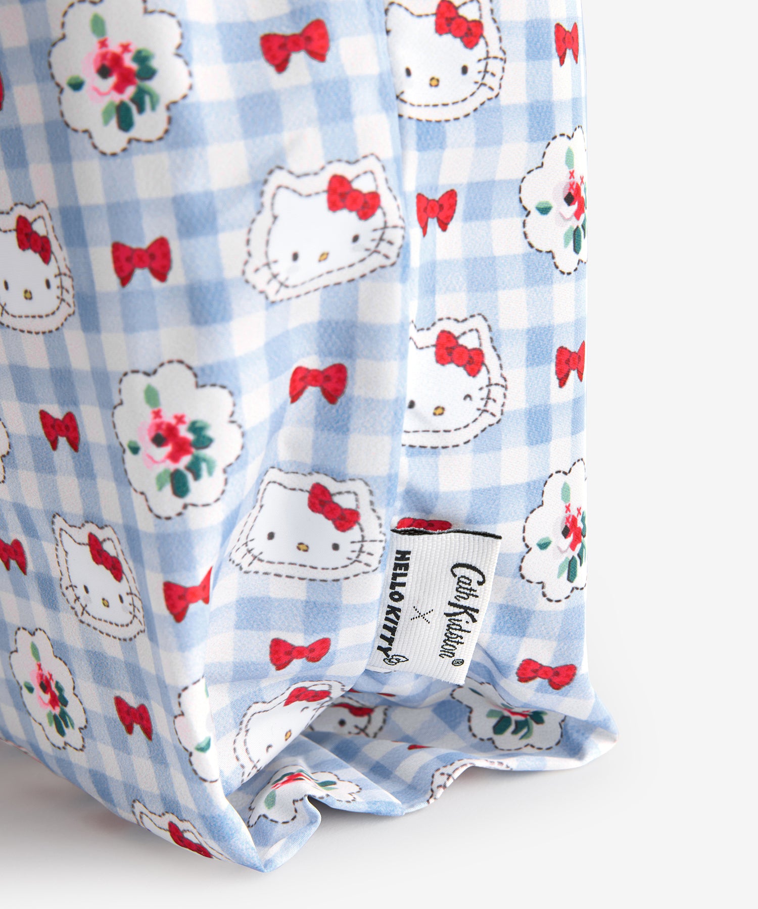 Cath Kidston × Hello Kitty エコバッグinフェイスポーチ Gingham Provence