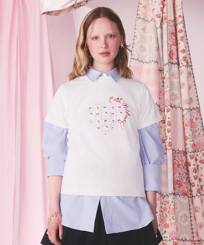Cath Kidston × Hello Kitty ベーシックTシャツ